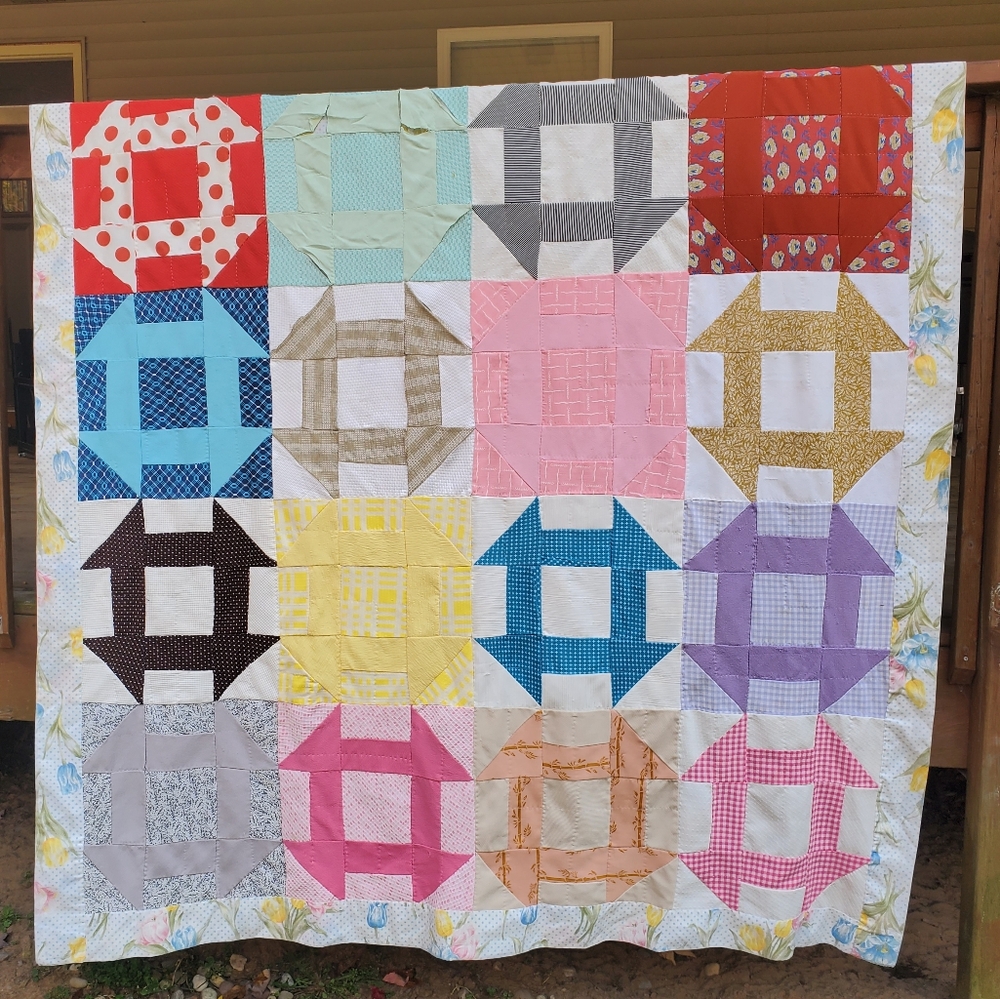 Colorful Patchwork Quilt